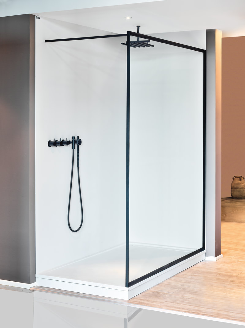 Luxueuze maatwerk badkamer gerealiseerd door Denzo Interieur, Sint-Truiden